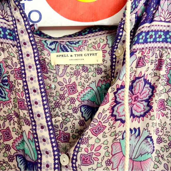 Spell & the Gypsy Collective Poinciana Playdress, Lilac, Size L - Picture 11 of 13